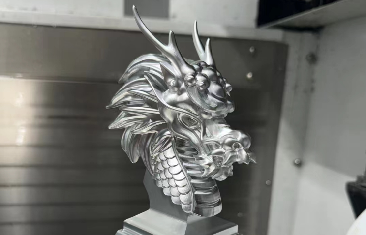 非標(biāo)定制：五軸龍首擺件實(shí)拍，鎮(zhèn)宅招財(cái)